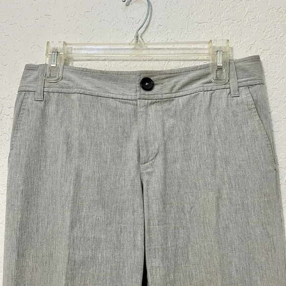 Banana Republic Gray Cuffed Dress Pants Career Business Casual‎ Trousers Stretch - Picture 2 of 7